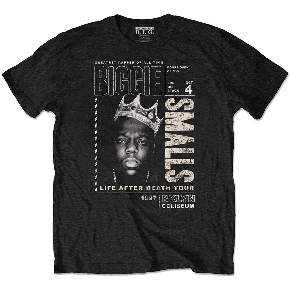 Notorious B.I.G. Life After Death Tour Eco-Tee Vintage T-shirt Front