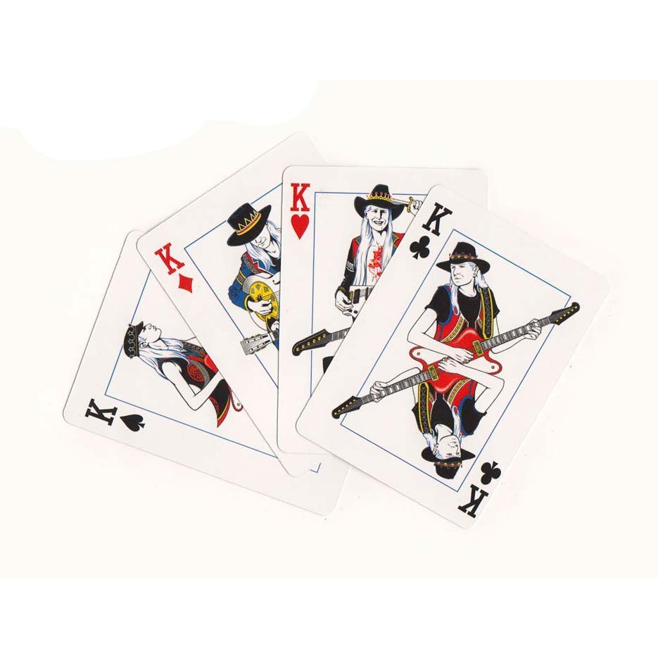 Johnny Winter Playing Cards Playing Cards Back
