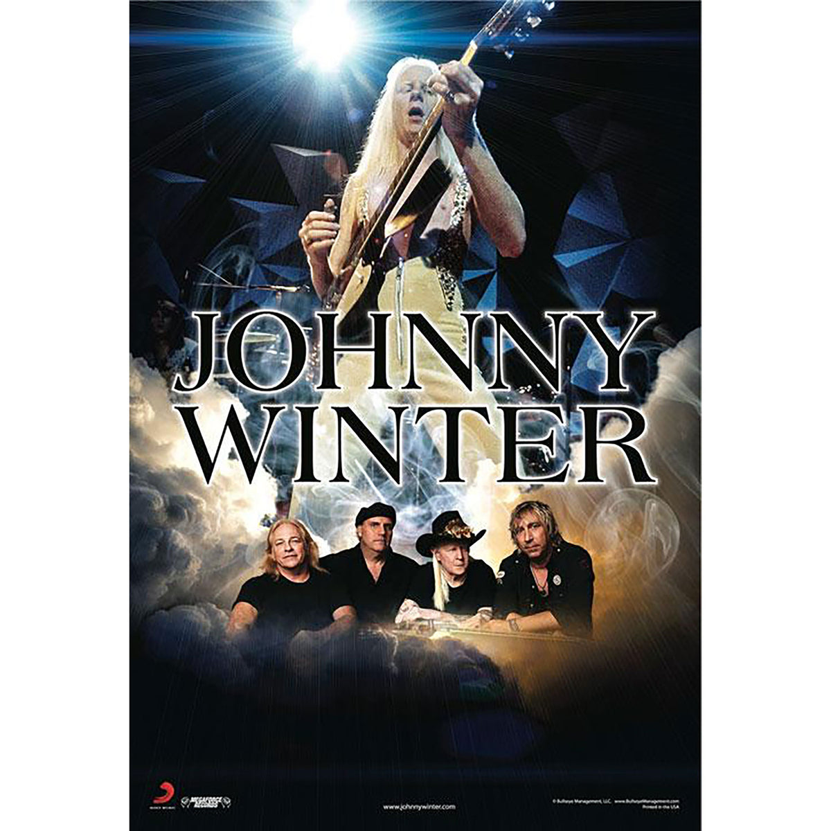 Johnny Winter Tour Poster Concert Promo Poster Front