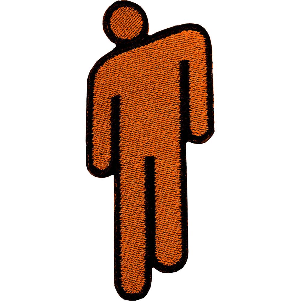 Blohsh Orange 3" X 1.25" Embroidered Patch