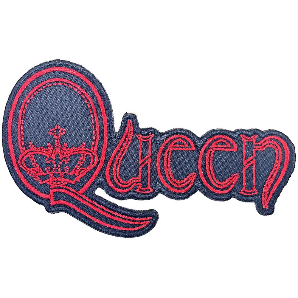 Queen Q Crown Embroidered Patch Front