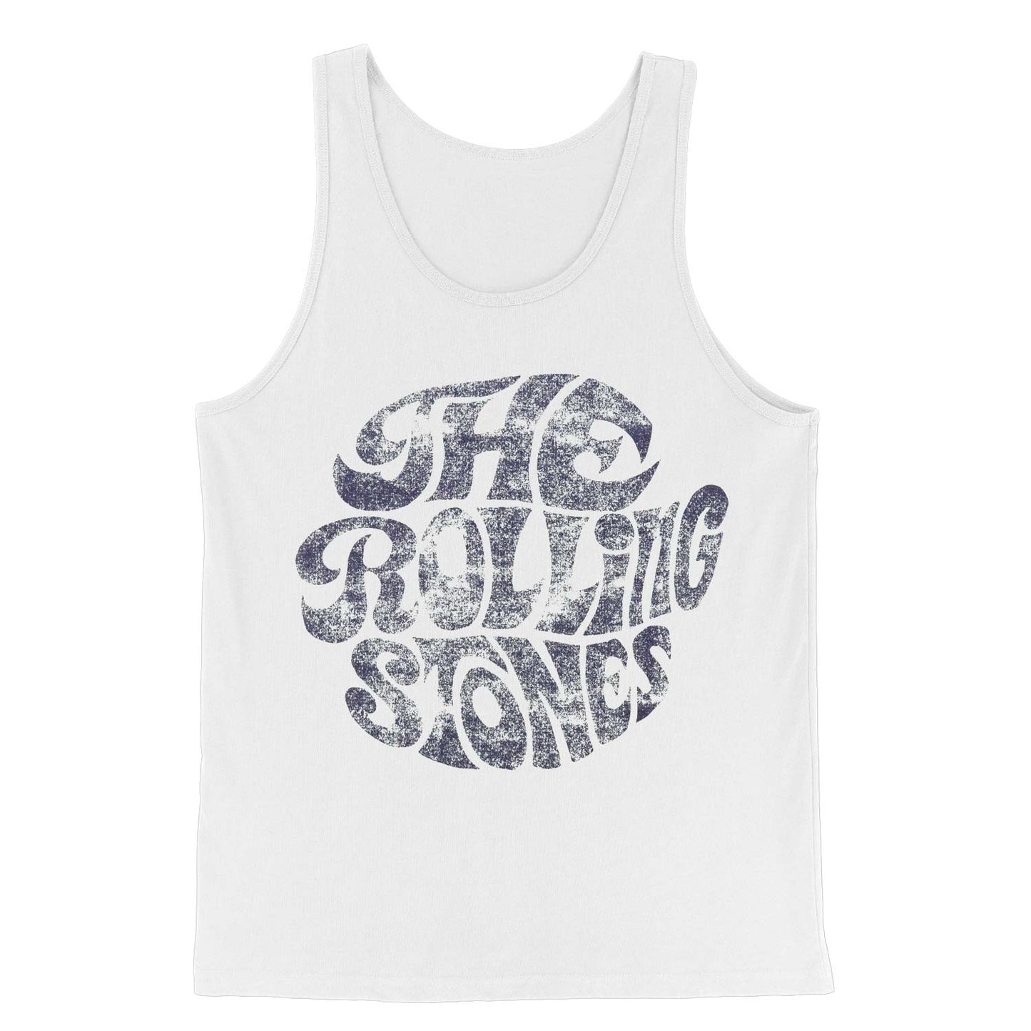 Rolling Stones Vintage 70s Logo Mens Tank Front