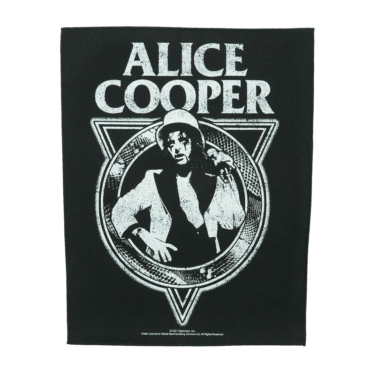 Alice Cooper Snakeskin Back Patch Front