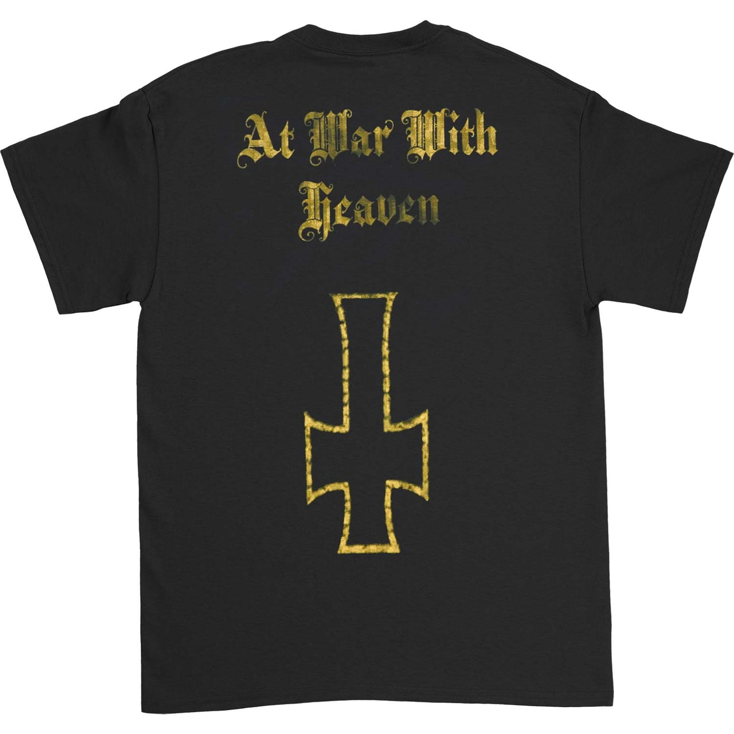 Venom Inc. Gold Star Logo At War T-shirt Back