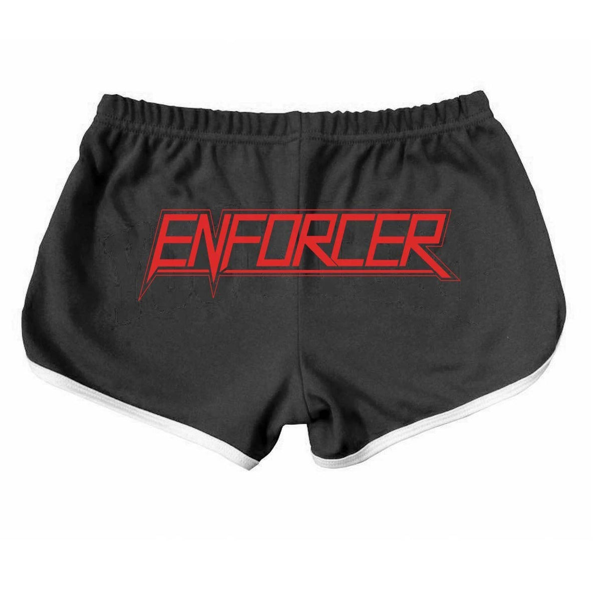 Enforcer Logo Ladies Shorts Booty Shorts Back
