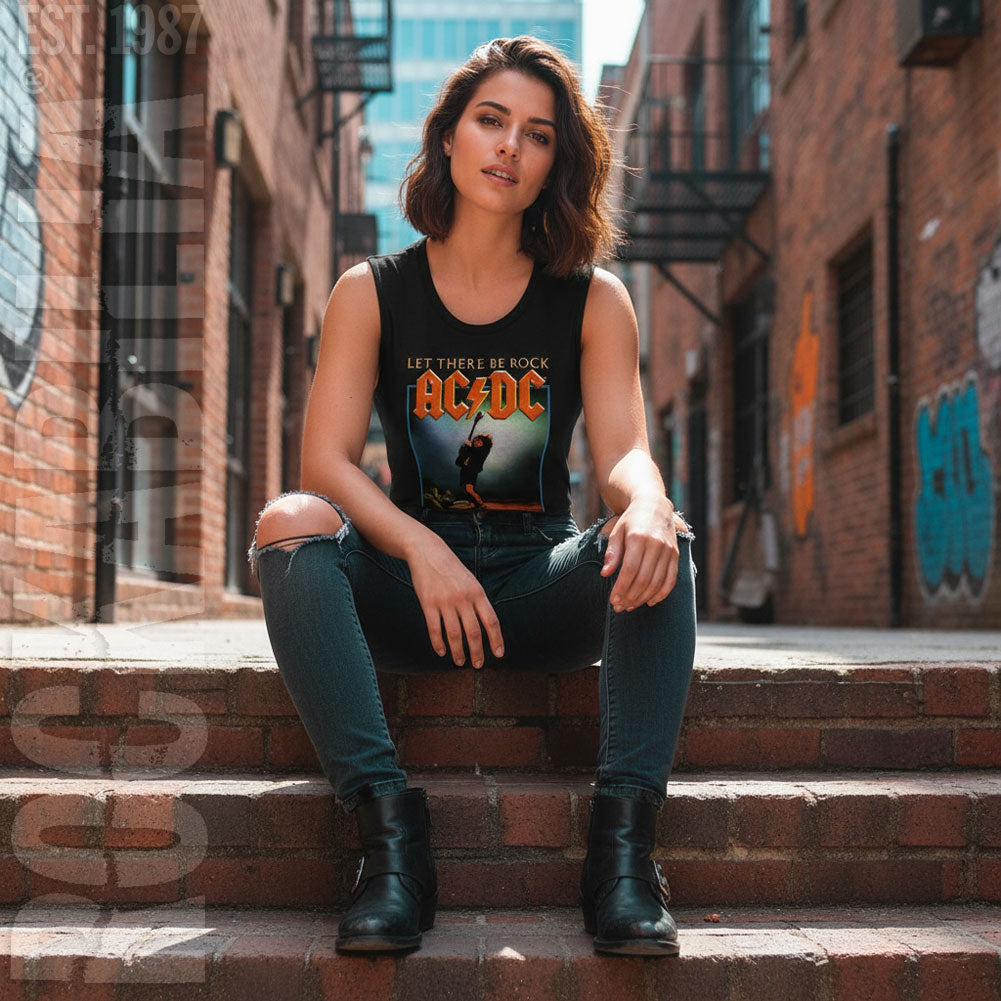 AC/DC Let There Be Rock Womens Tank Alt 2