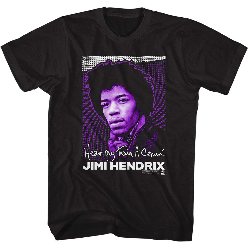 Jimi Hendrix Hear My Train A Comin' T-shirt Front