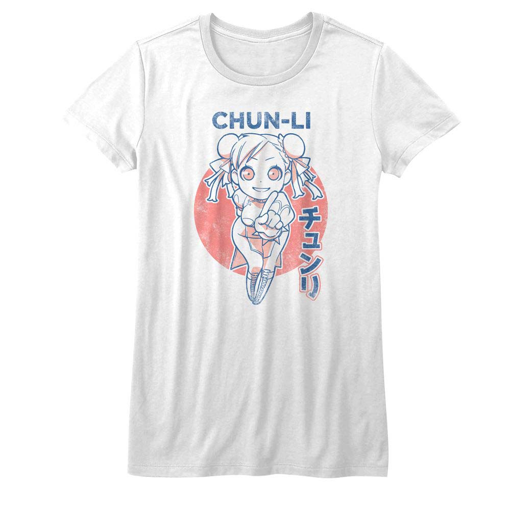 Street Fighter Cutesy Chun-li Junior Top Front