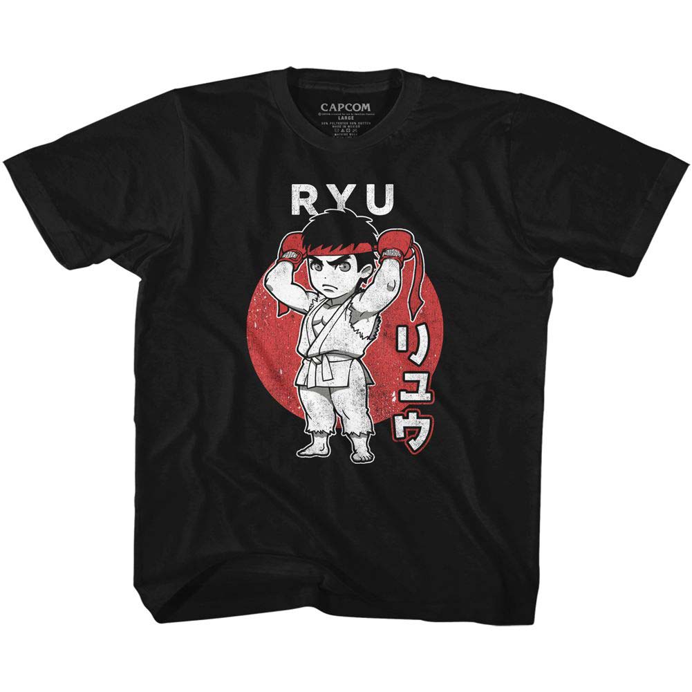 Street Fighter Chibi Ryu Youth T-shirt Front