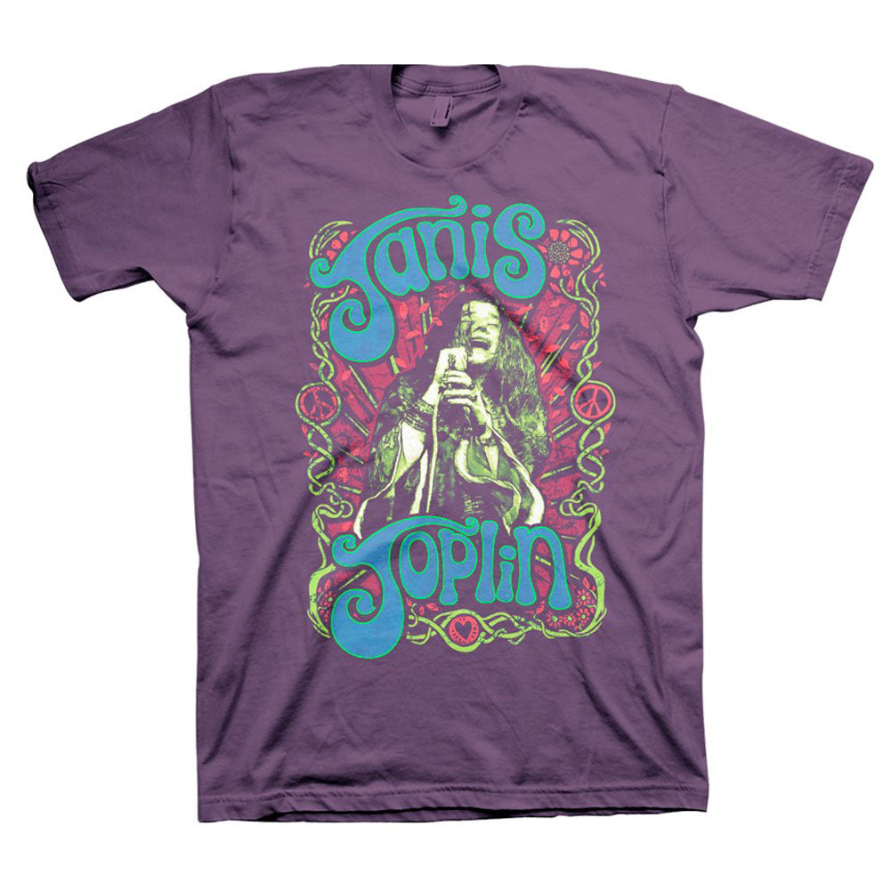 Janis Joplin Peace Of My Heart Slim Fit T-shirt Front