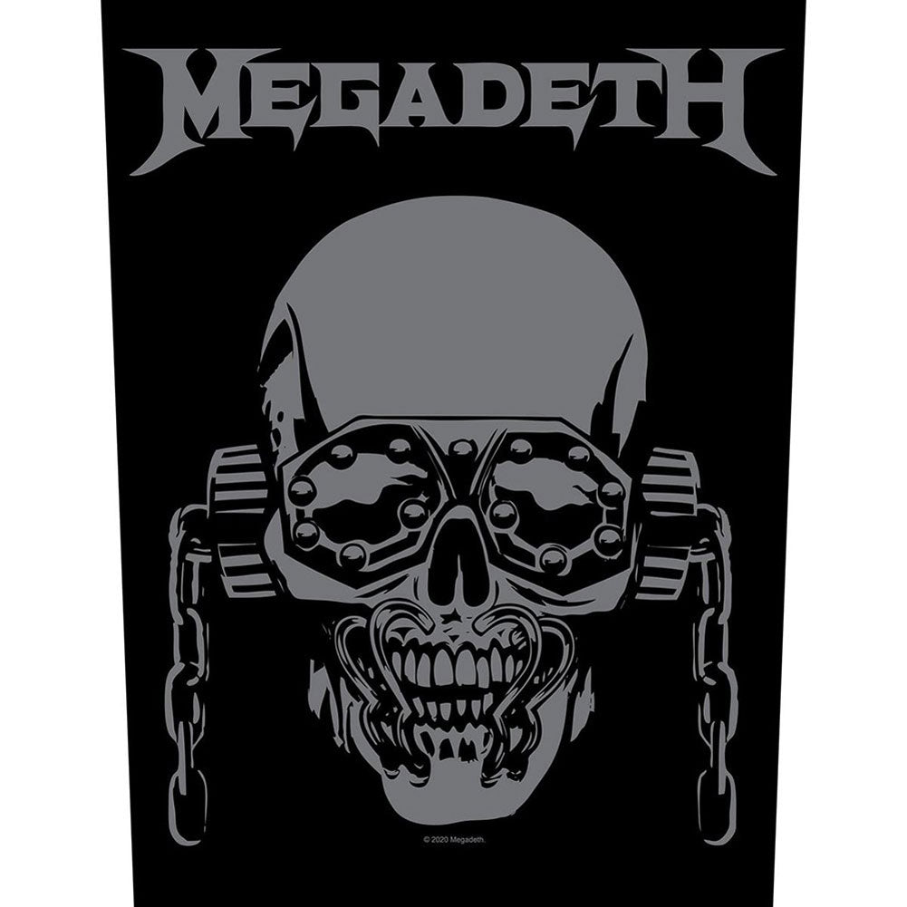 Megadeth Vic Rattlehead Back Patch Front