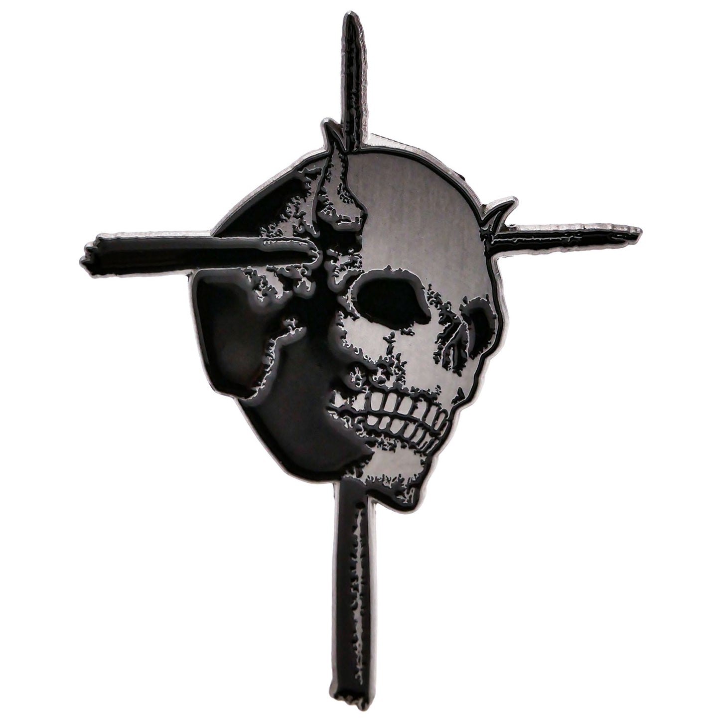 Candlemass Kull Pewter Pin Badge Front