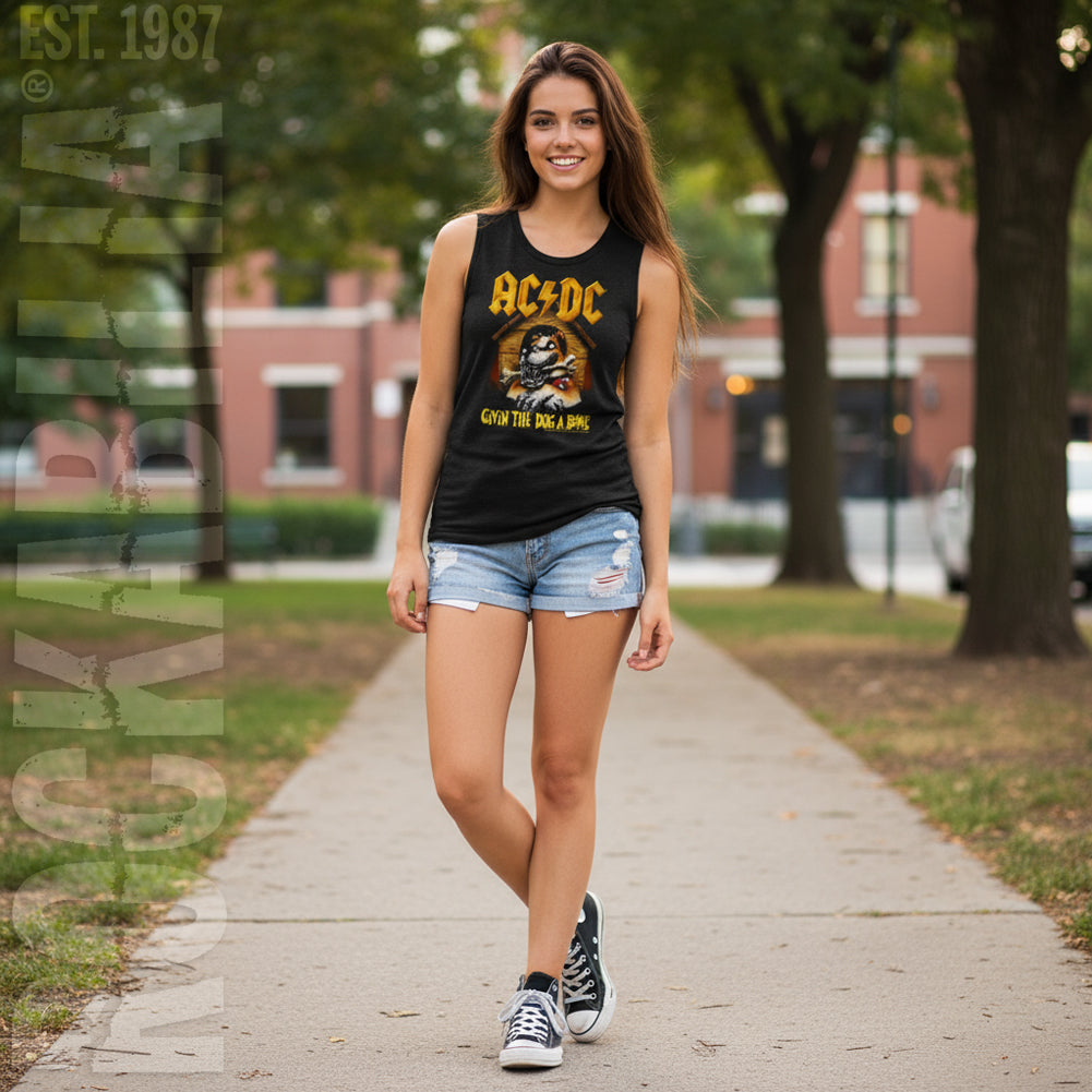 AC/DC Dog A Bone Junior Top Alt 2