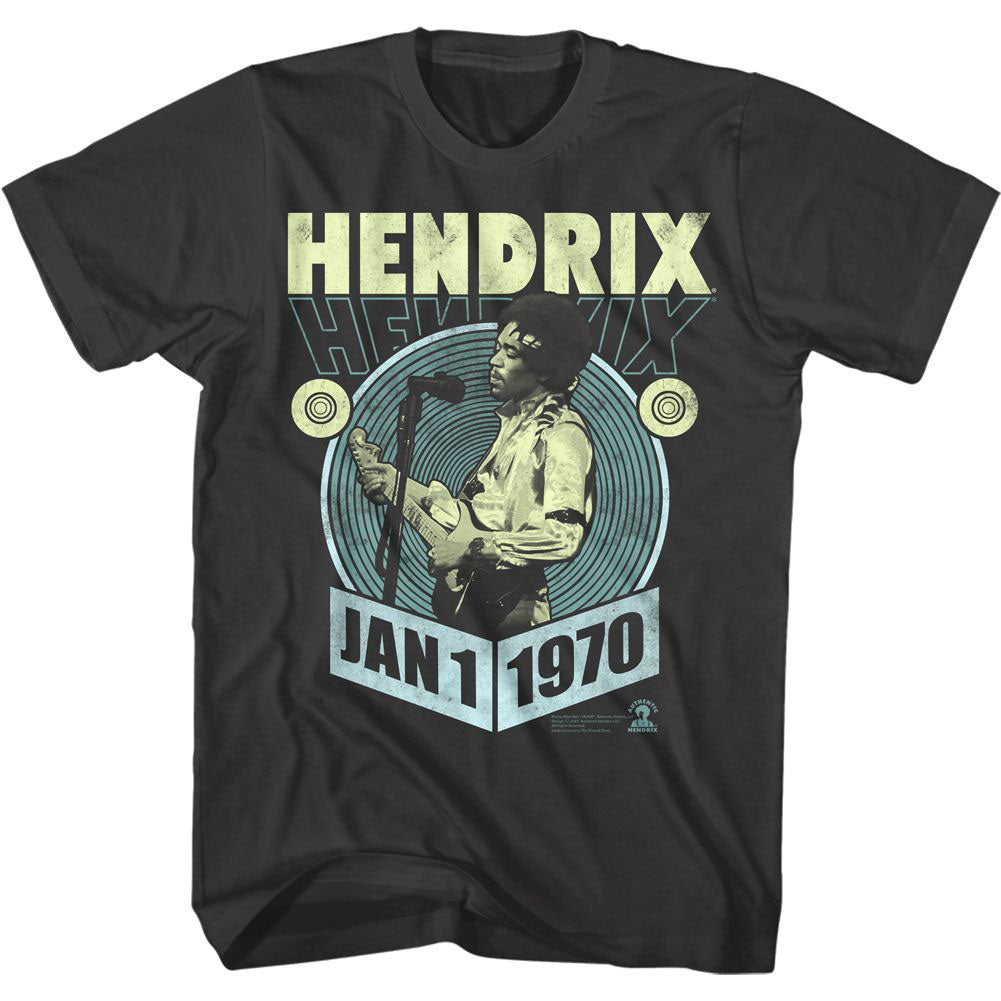Jimi Hendrix January 1970 T-shirt Front