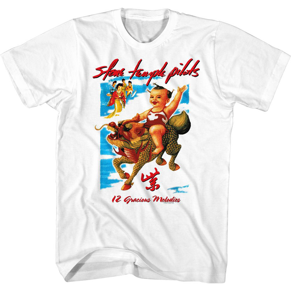 Stone Temple Pilots 12 Gracious Melodies T-shirt Front
