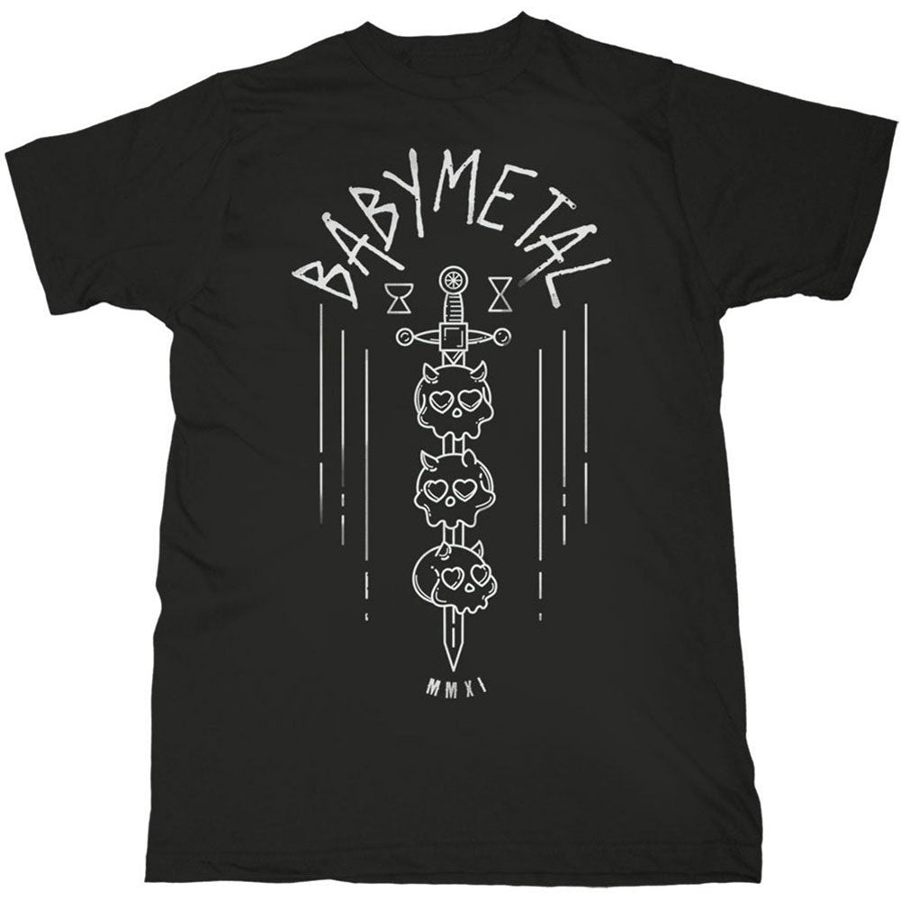 Babymetal Skull Sword Slim Fit T-shirt Front