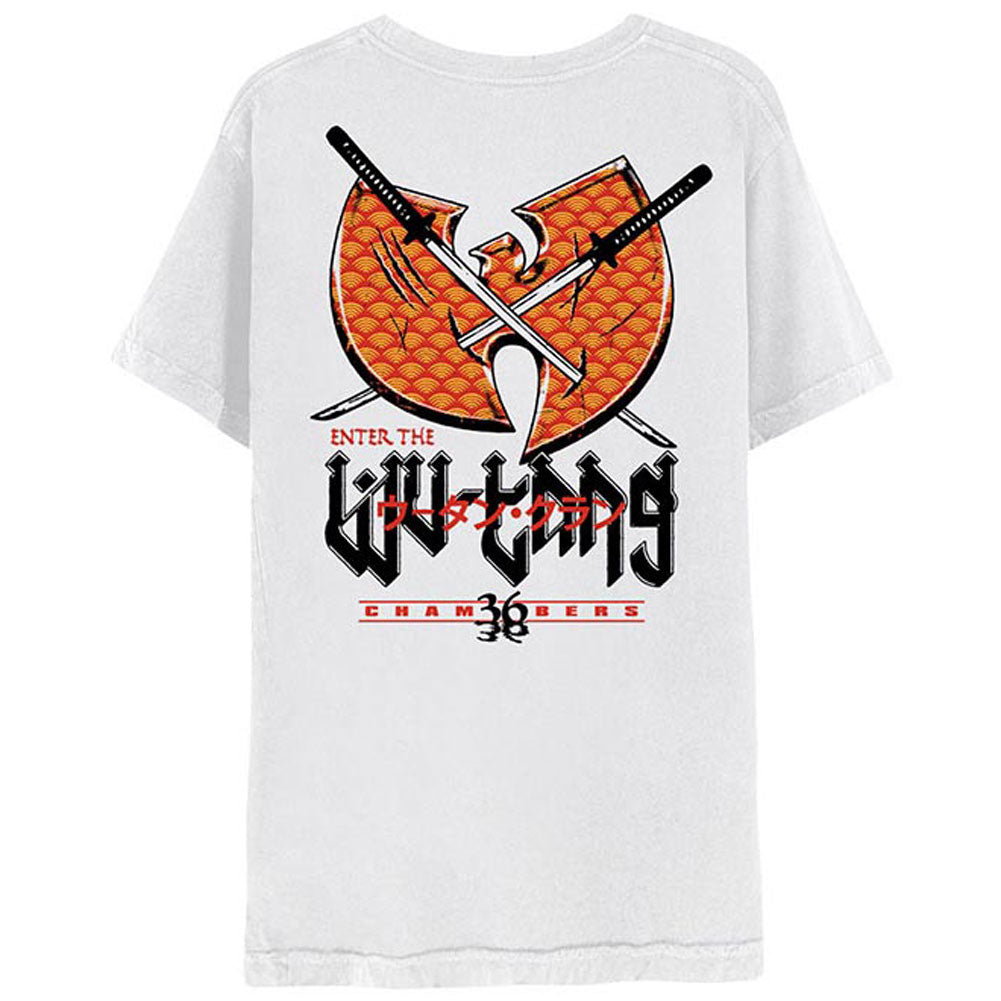 Wu Tang Clan Swords (Back Print) Slim Fit T-shirt Back