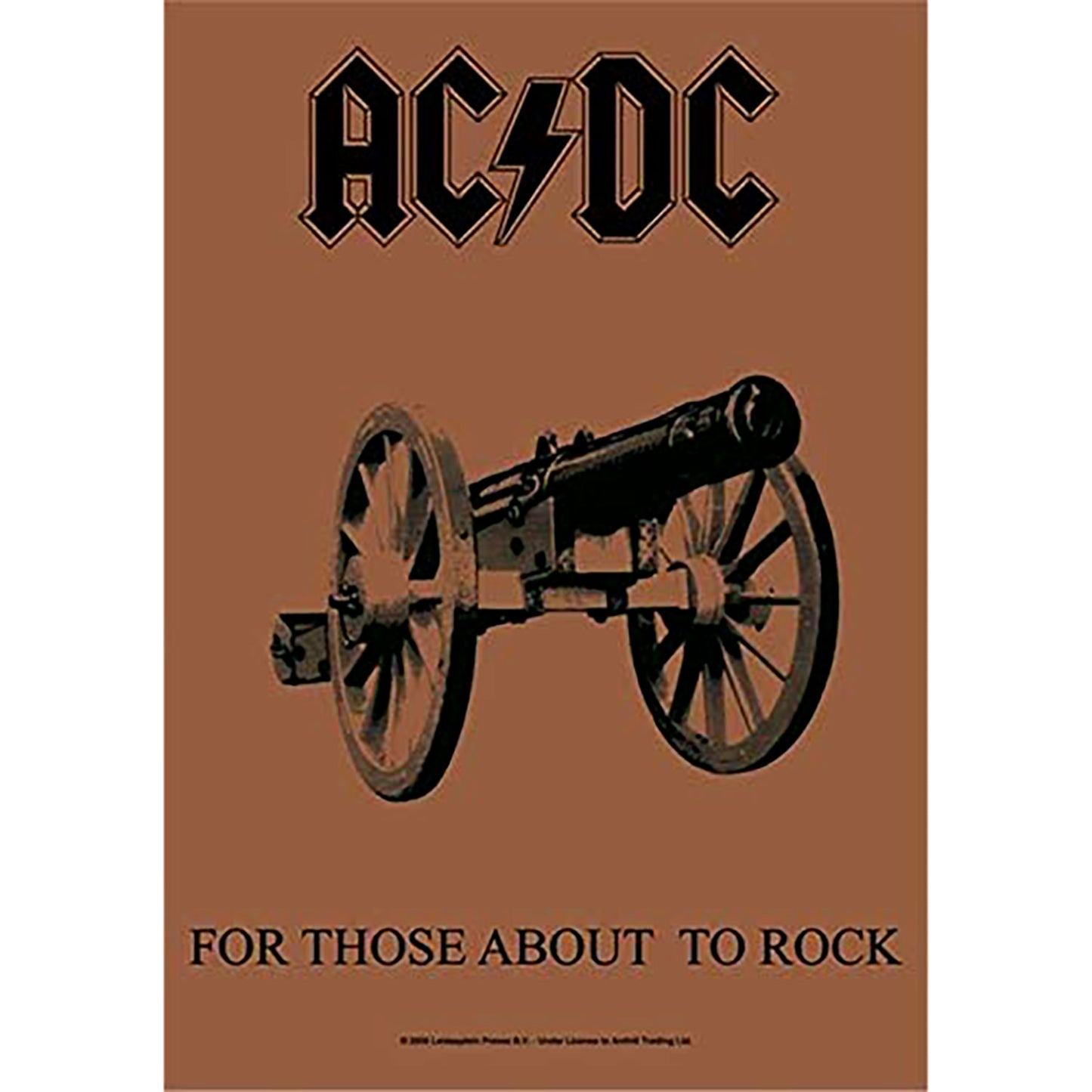 AC/DC For Those About To Rock Poster Flag Front