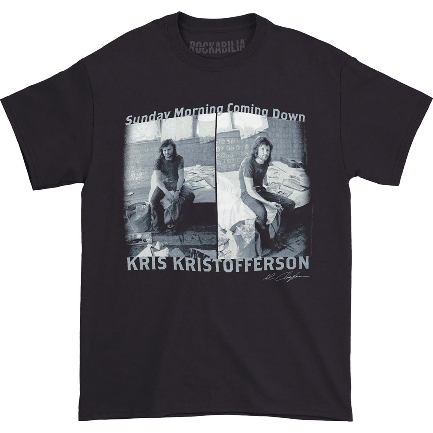 Kris Kristofferson Sunday Morning Coming Down T-shirt Front