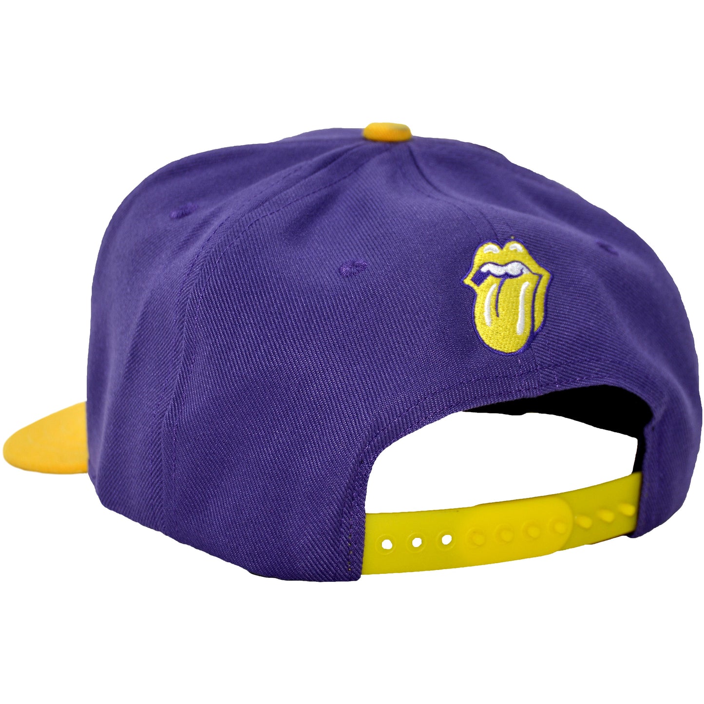 Purple Rolling Stones Hat Baseball Cap Back