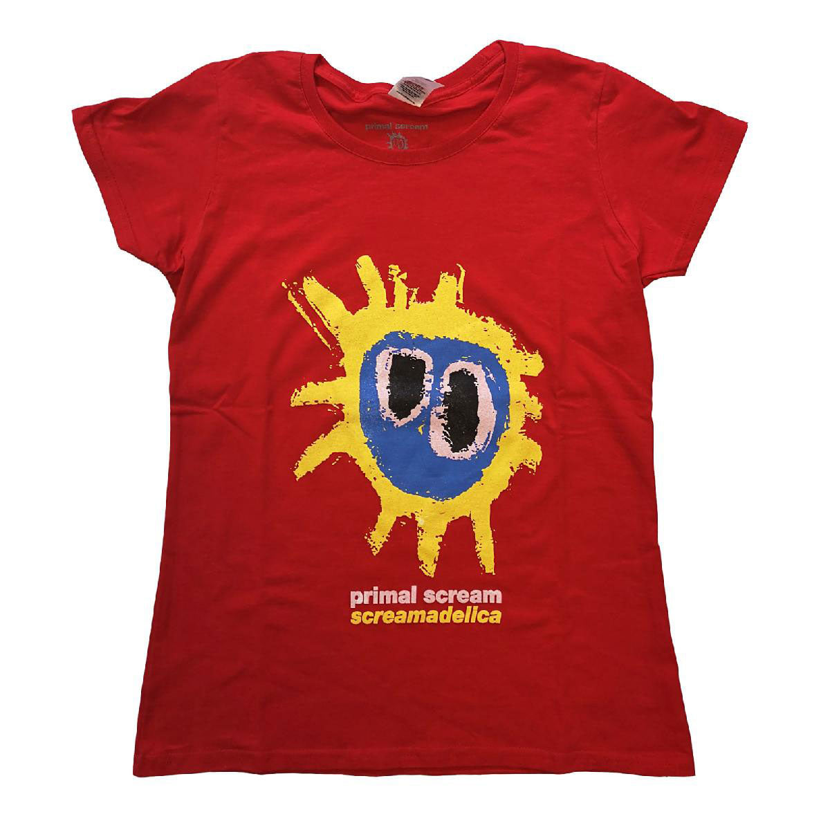 Primal Scream Screamadelica Ladies T-Shirt Junior Top Front
