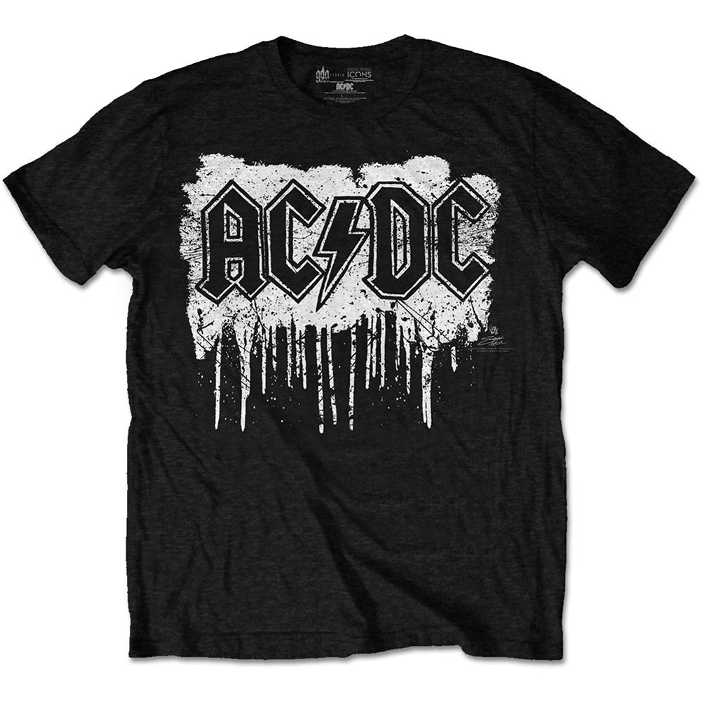AC/DC Dripping With Excitement Slim Fit T-shirt Front