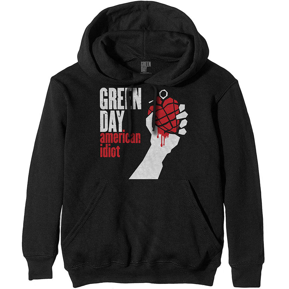 Green Day American Idiot Hooded Sweatshirt Front