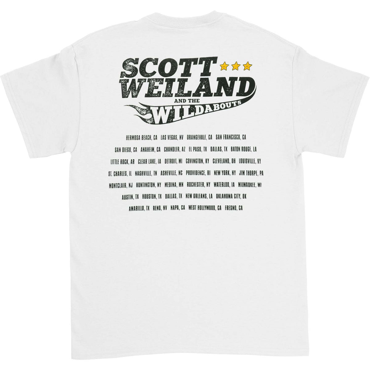 Scott Weiland T-shirt Back