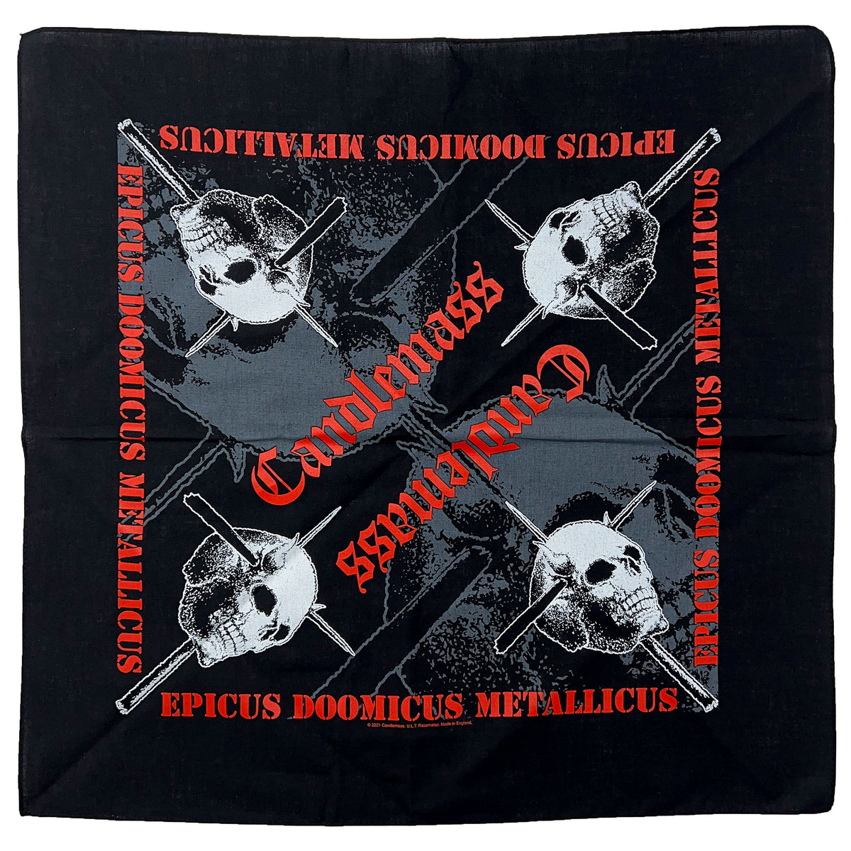 Candlemass Epicus Doomicus Metallicus Bandana Front