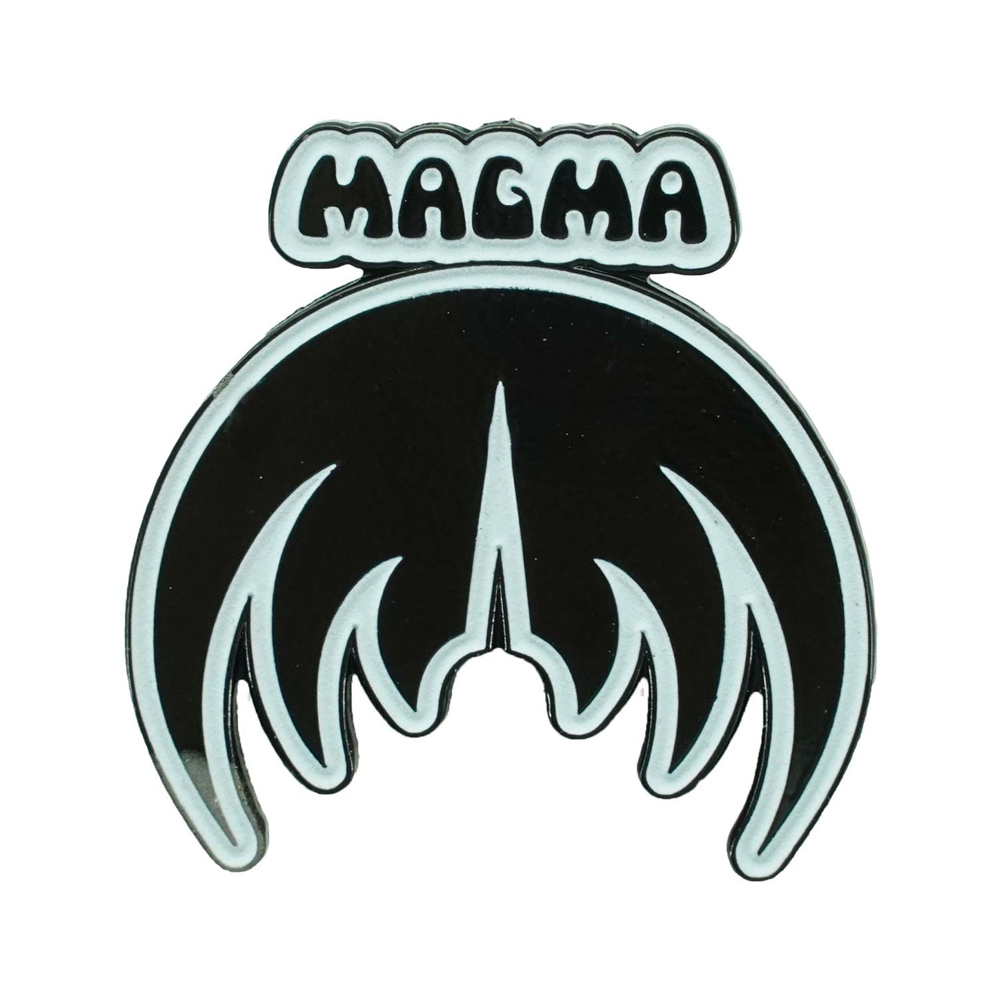 Magma Logo Enamel Pin Pewter Pin Badge