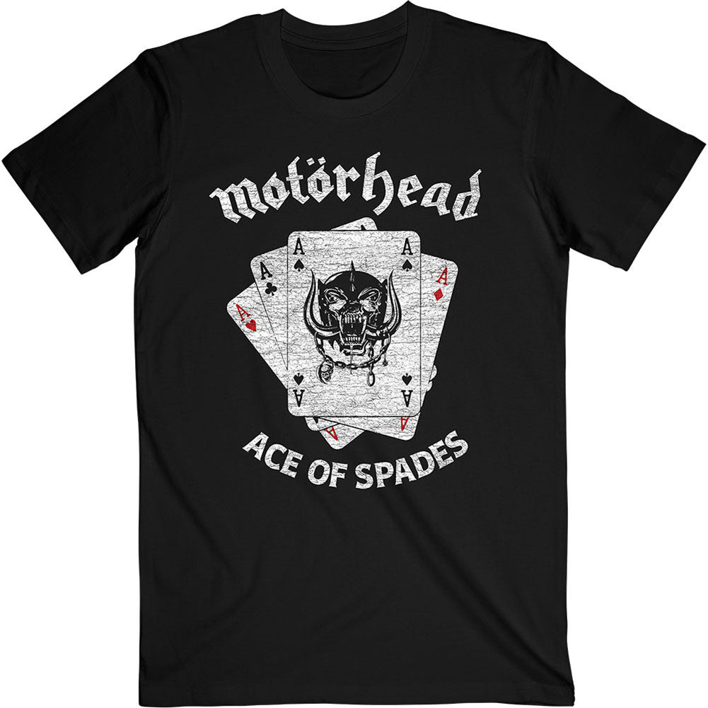 Motorhead Flat War Pig Aces Slim Fit T-shirt Front