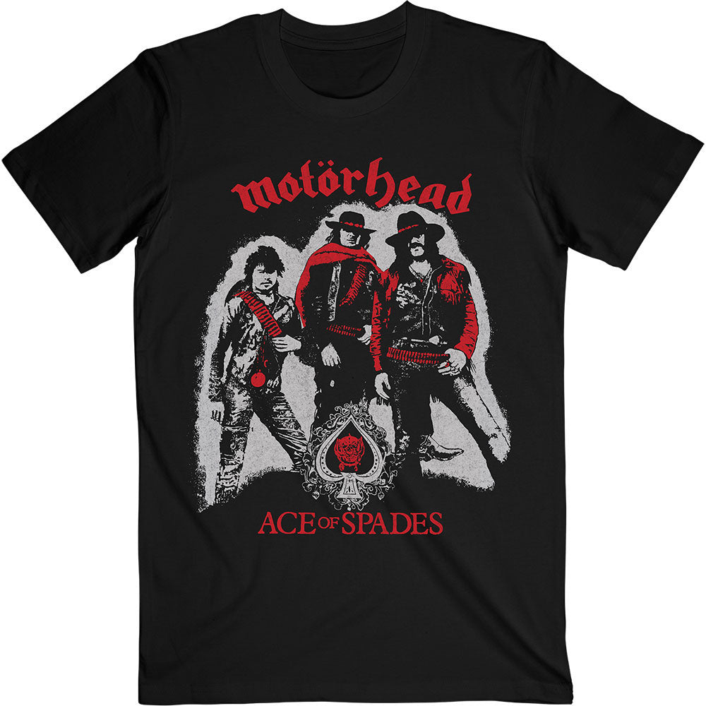 Motorhead Ace of Spades Cowboys Slim Fit T-shirt Front