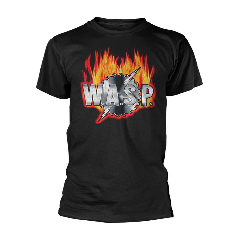 W.A.S.P. Sawblade Logo T-shirt Front