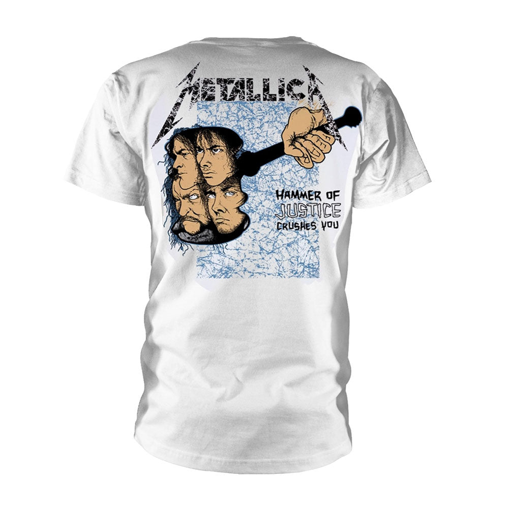 Metallica And Justice For All (white) T-shirt Back