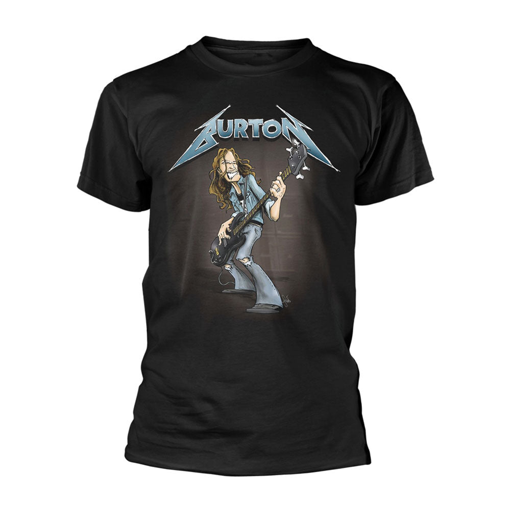Metallica Cliff Burton Squindo Stack T-shirt Front