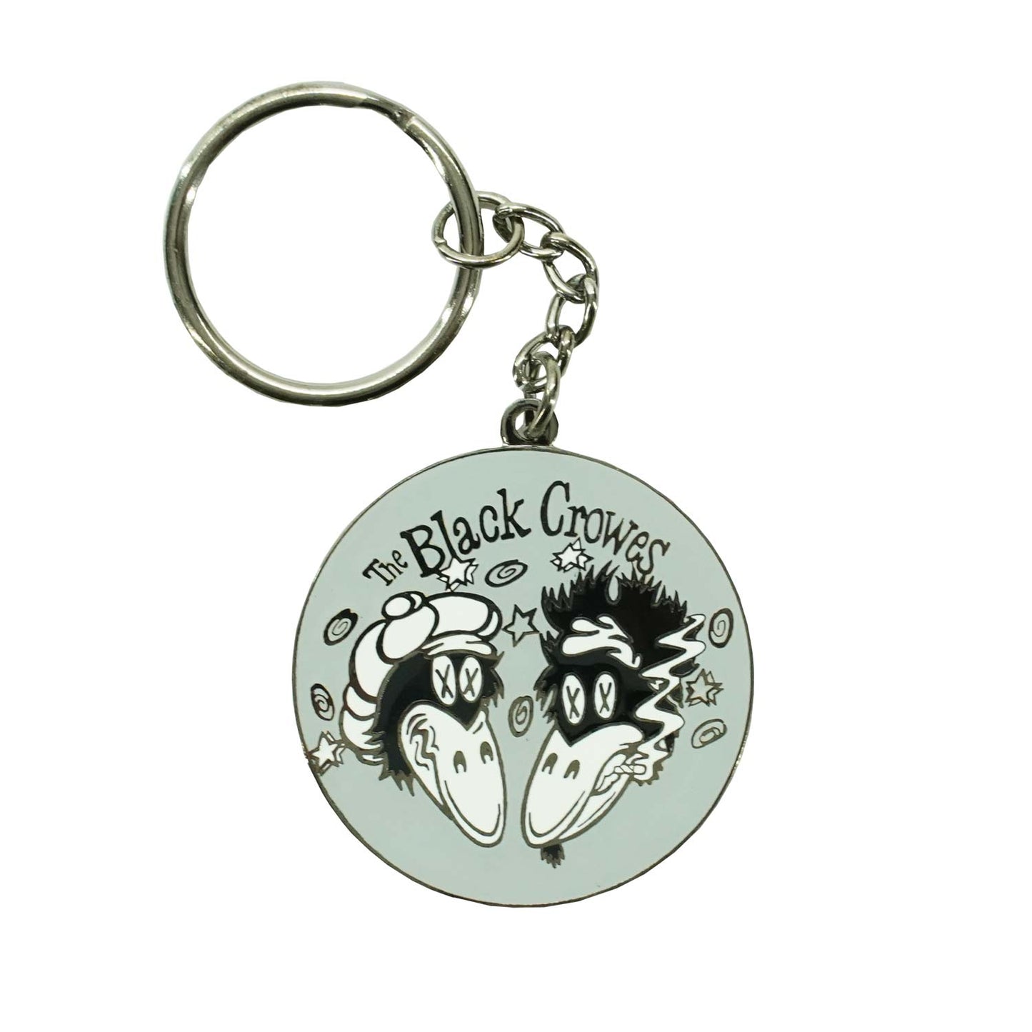 Black Crowes Crows Metal Key Chain Front