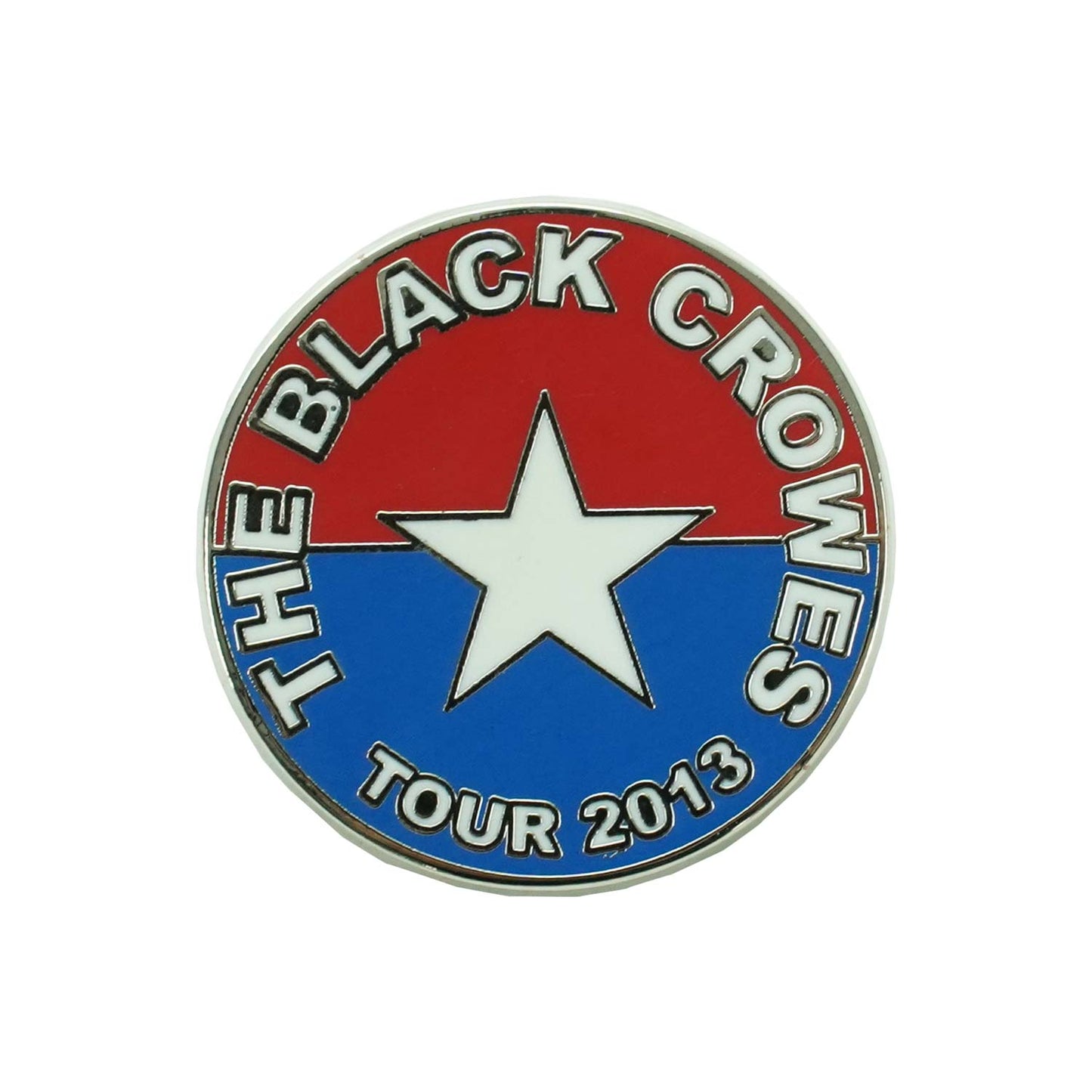 Black Crowes Pewter Pin Badge Front