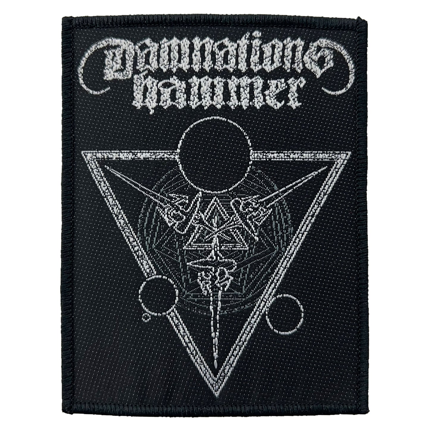 Damnation's Hammer Planet Sigil Woven Patch Front