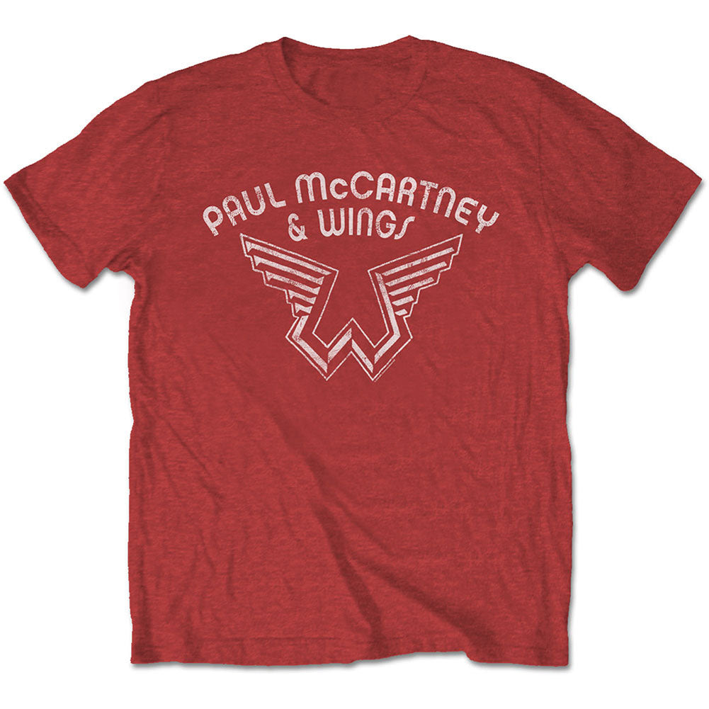 Paul Mccartney Wings Logo Slim Fit T-shirt Front