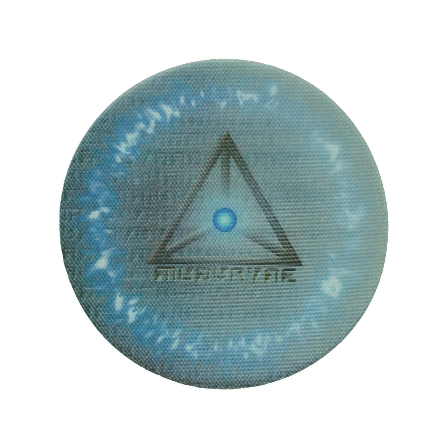 Mudvayne Blue Flame Holographic Sticker Sticker Front