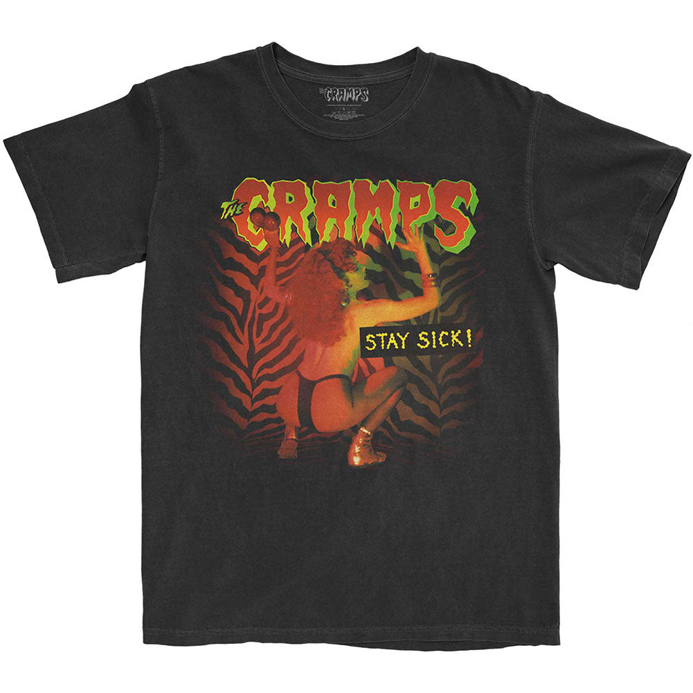 Cramps Stay Sick Slim Fit T-shirt Front