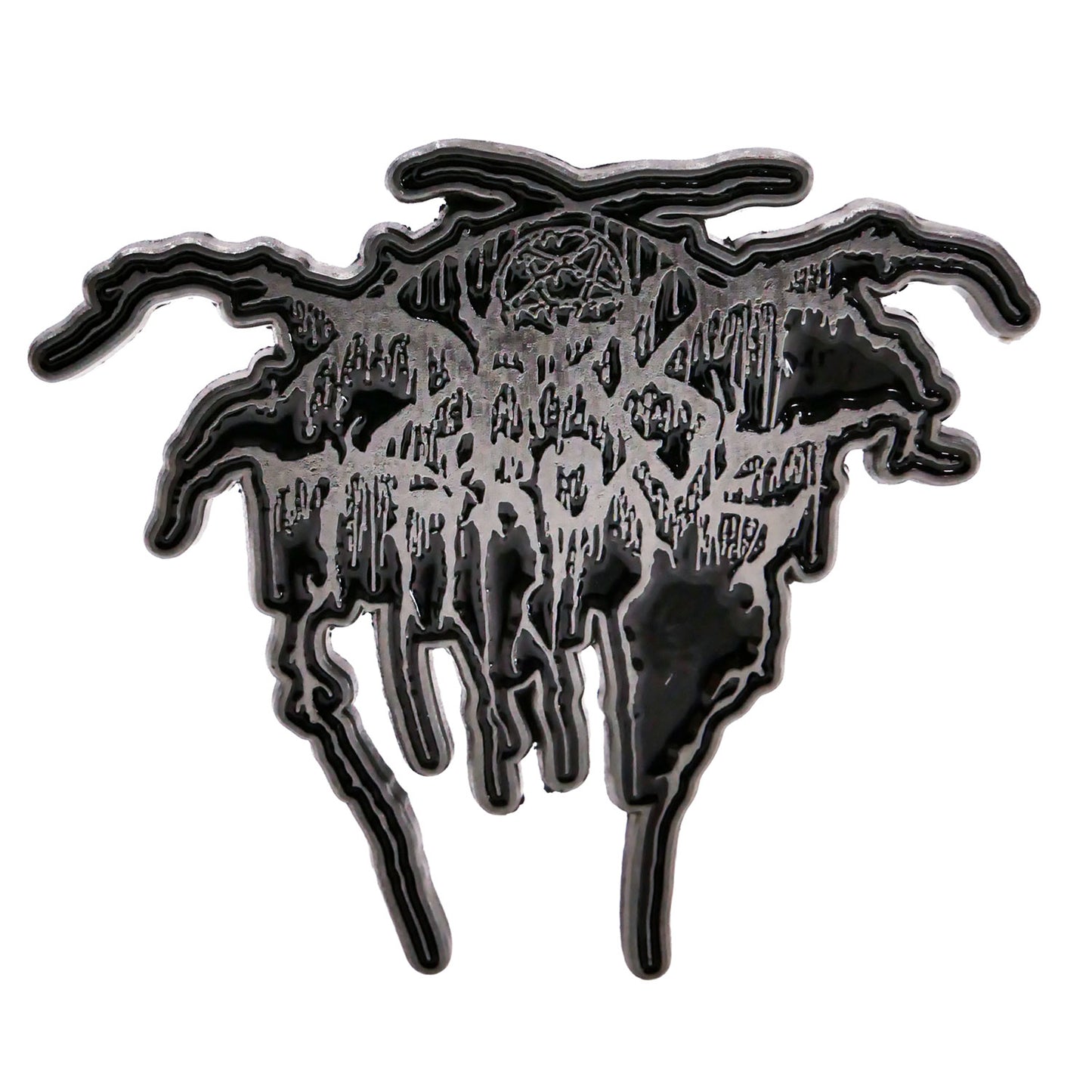 DarkThrone Logo (Retail Pack) Pewter Pin Badge Front