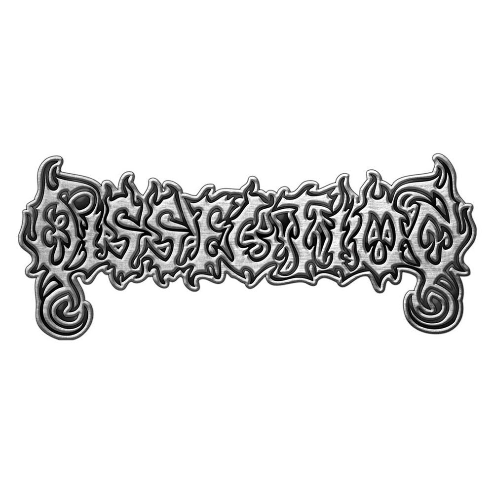 Dissection Logo (Retail Pack) Pewter Pin Badge Front