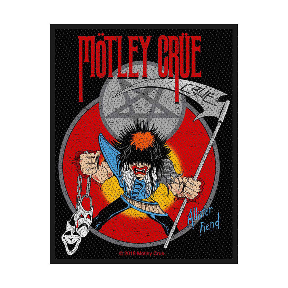 Motley Crue Allister Fiend (Loose) Woven Patch Front