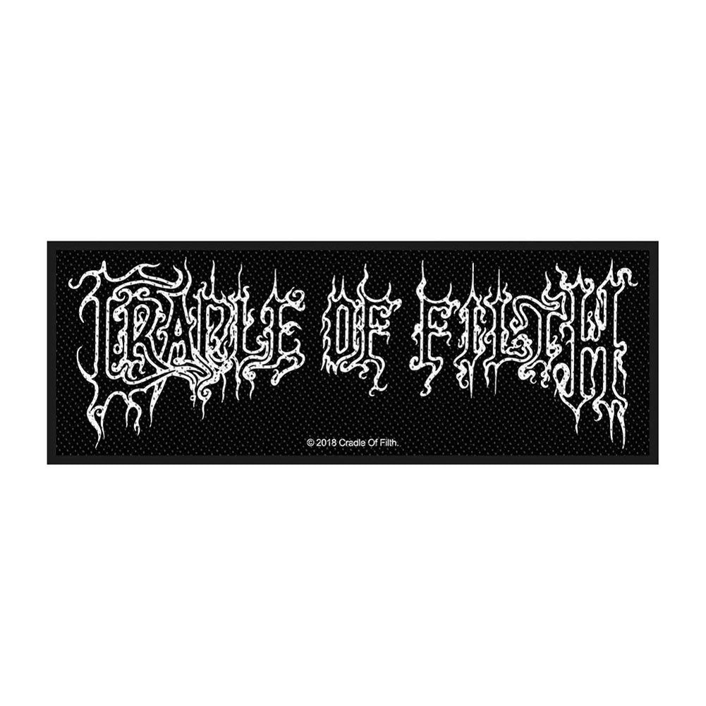Cradle Of Filth Logo (Loose) Woven Patch Front