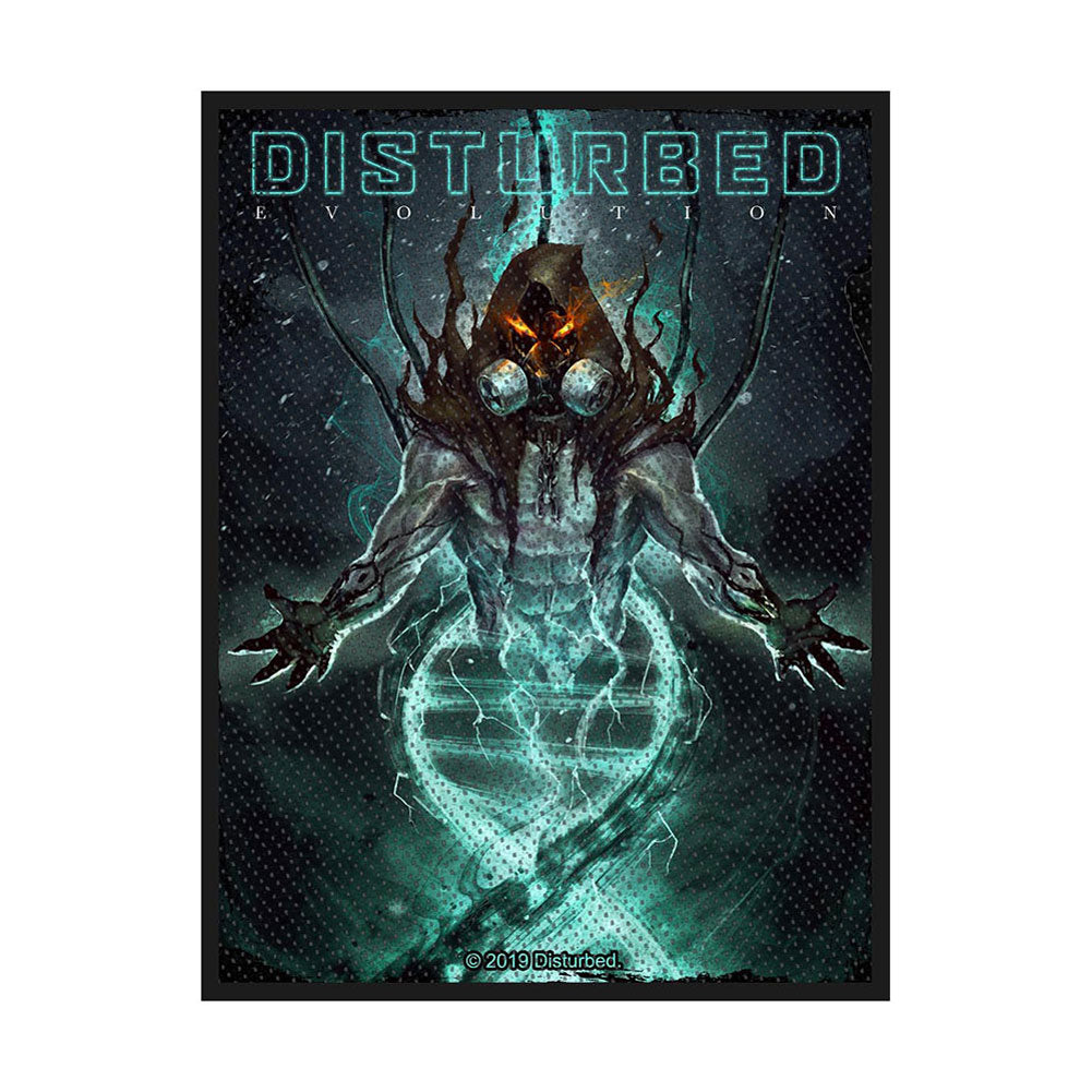 Disturbed Evolution Hooded (Loose) Woven Patch Front