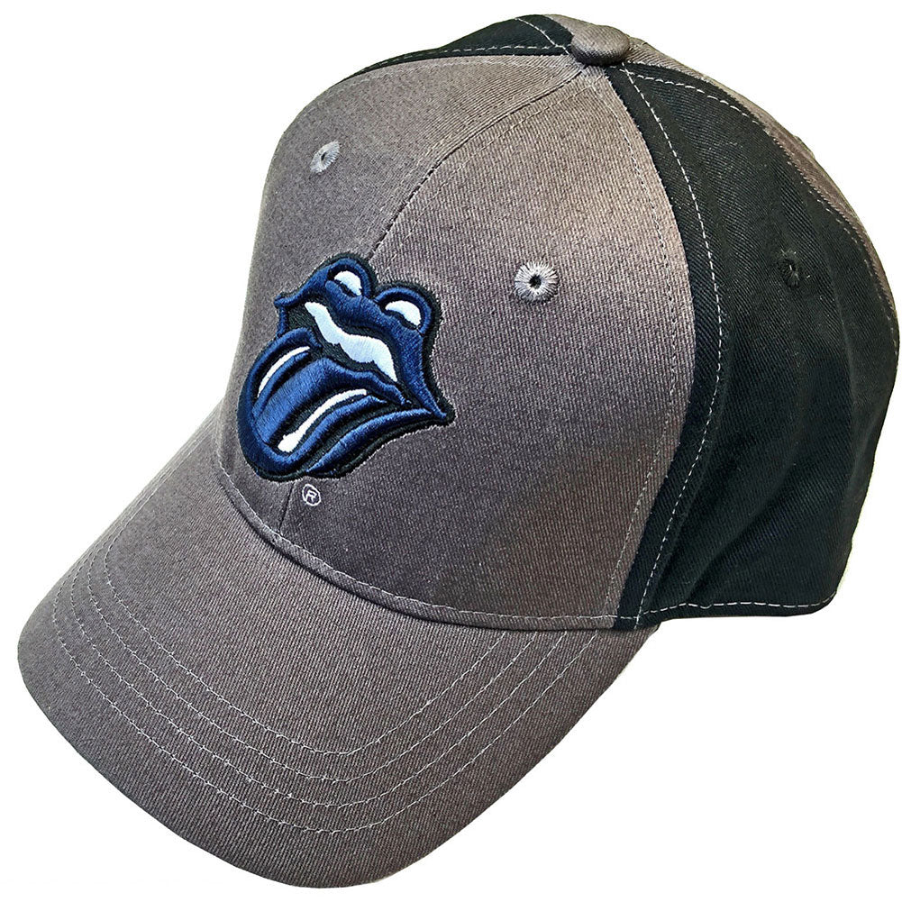 Rolling Stones Navy Tongue (2 Tone) Baseball Cap Front