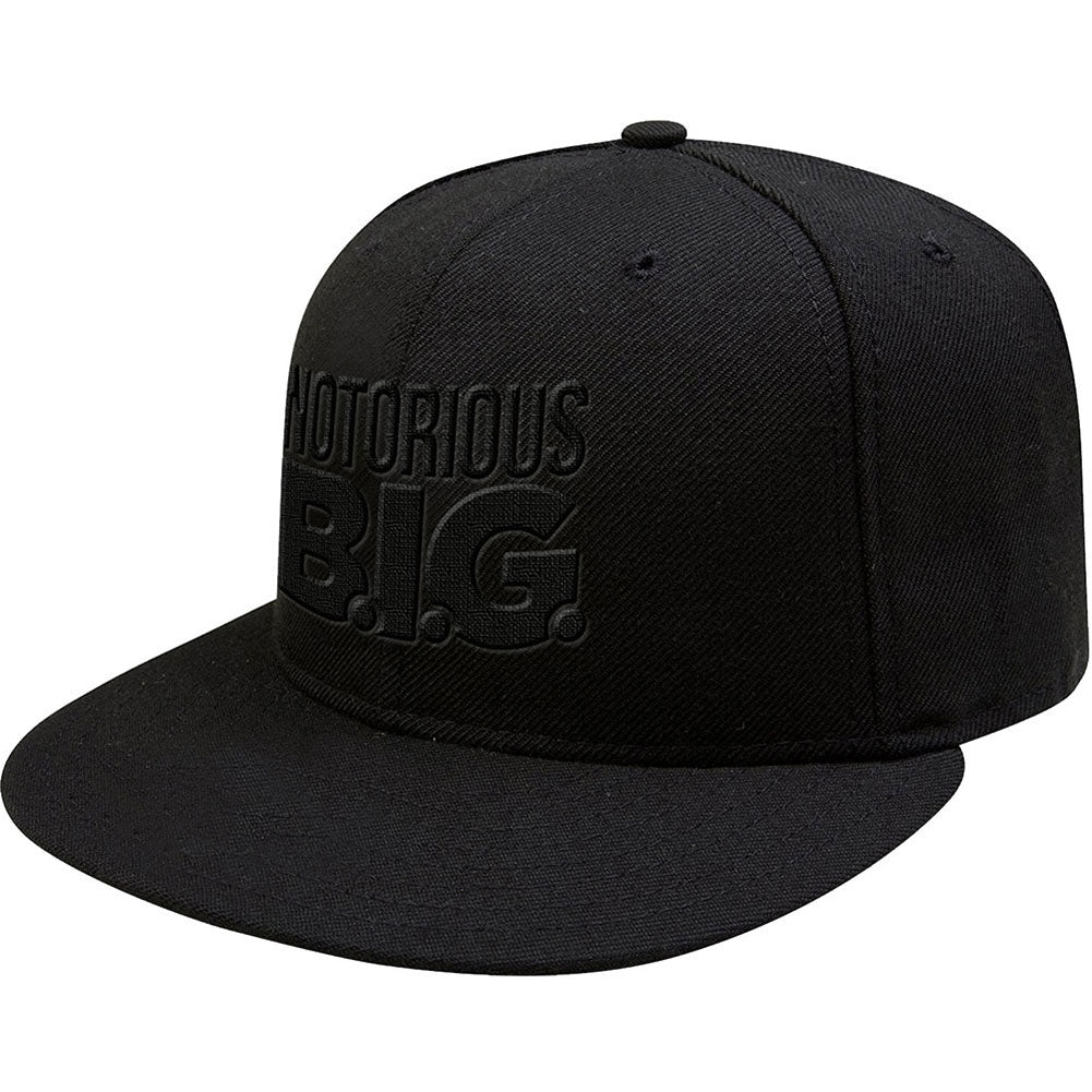 Notorious B.I.G. Logo Snapback Baseball Cap Front