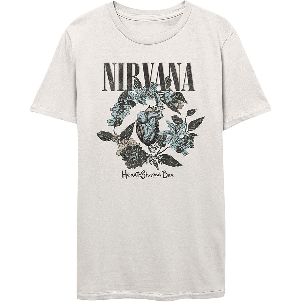 Nirvana Heart Shape Box Slim Fit T-shirt Front