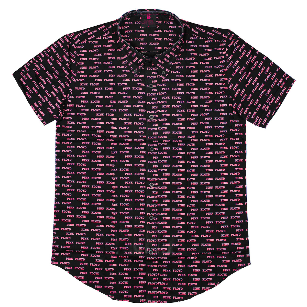 Pink Floyd Courier Pattern (All Over Print) Dress Shirt Front